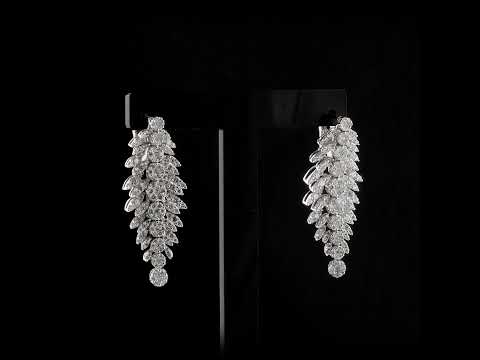 Pırlantalı 5.31 Ct. Carita Fantezi Küpe 18K