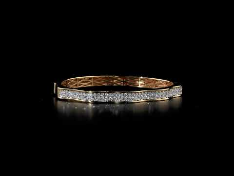 Pırlanta 1.50 Ct. Pyraura Rose Fantezi Kelepçe 18K