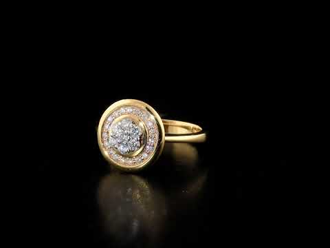 Pırlantalı 0.43 Ct. Quintessentia Altın Fantezi Yüzük 18K