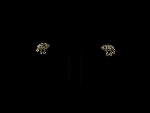 Pırlanta 0.54 Ct. Altın Fantezi Göz Küpe 14K