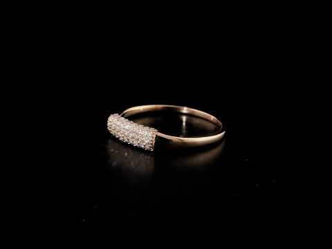 Pırlanta 0.16 Ct. Lenita Rose Fantezi Yüzük 14K