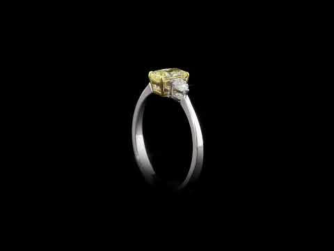 Citrine Pırlantalı 0.18 Ct. Acalantha Yüzük 14K