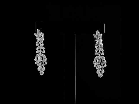 Pırlantalı 1.83 Ct. Liliola Fantezi Küpe 18K