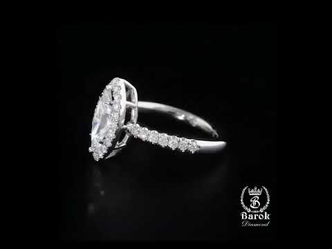 Markiz Pırlantalı Tektaş Yüzük 1.50 Ct. D SI HRD Sertifikalı