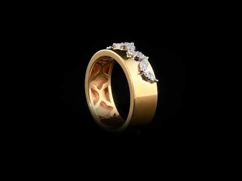 Astar Pırlanta Fantezi Yüzük 0.14 Ct. 18K