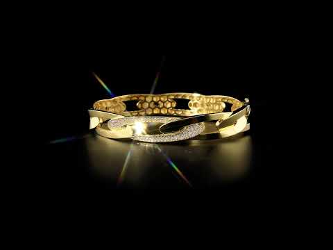 Pırlantalı Fantezi Kelepçe 0.42 Ct. 18K