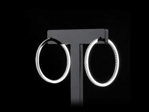 Pırlantalı 1.67 Ct. Halka Tepidia Küpe 14K