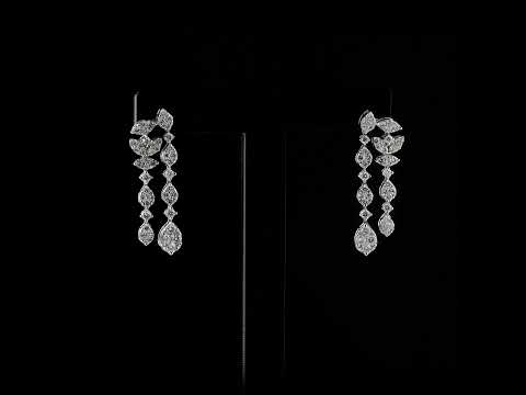 Pırlantalı 2.75 Ct. Resona Fantezi Küpe 18K