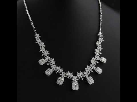 Baget Pırlantalı 6.17 Ct. Fantezi Gerdanlık 14K