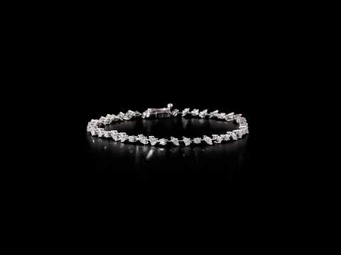 Pırlanta Markiz & Damla 2.20 Ct. Suyolu Bileklik 18K