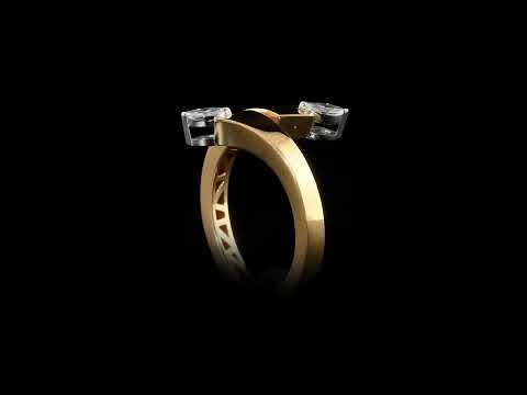 Markiz Pırlantalı 0.20 Ct. Veneria Rose Yüzük 18K