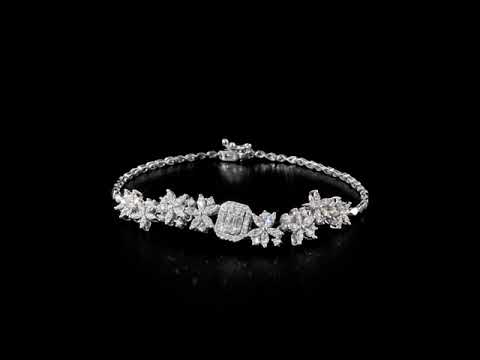 Baget Pırlantalı 1.33 Ct. Clarrisma Fantezi Bileklik 14K