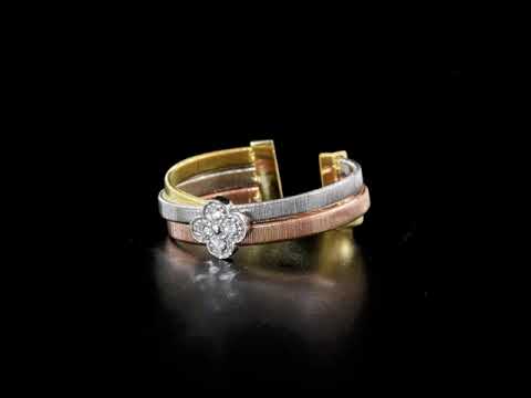 Pırlanta 0.09 Ct. Coronaria Fantezi Yüzük 18K