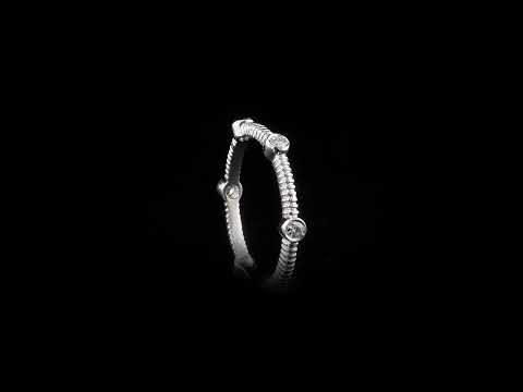 Pırlanta 0.20 Ct. Tinnula Beyaz Altın Yüzük 18K