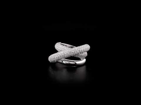 Pırlantalı Altın Sarmal Yüzük 2.80 Ct. 18K