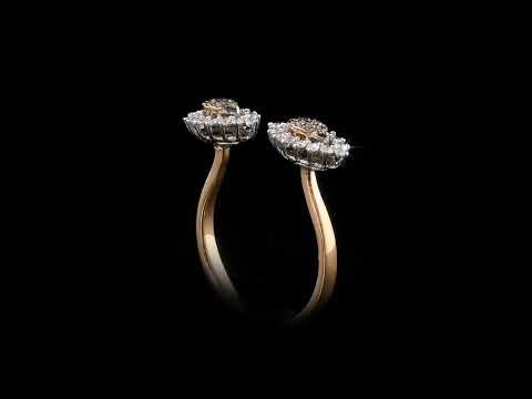 Pırlanta 0.32 Ct. Venulia Rose Fantezi Yüzük 18K