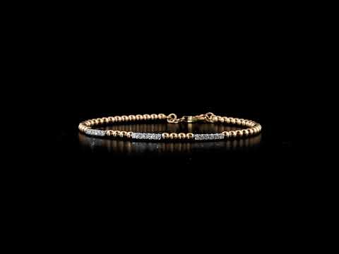 Pırlanta 0.23 Ct. Temenia Rose Bileklik 18K