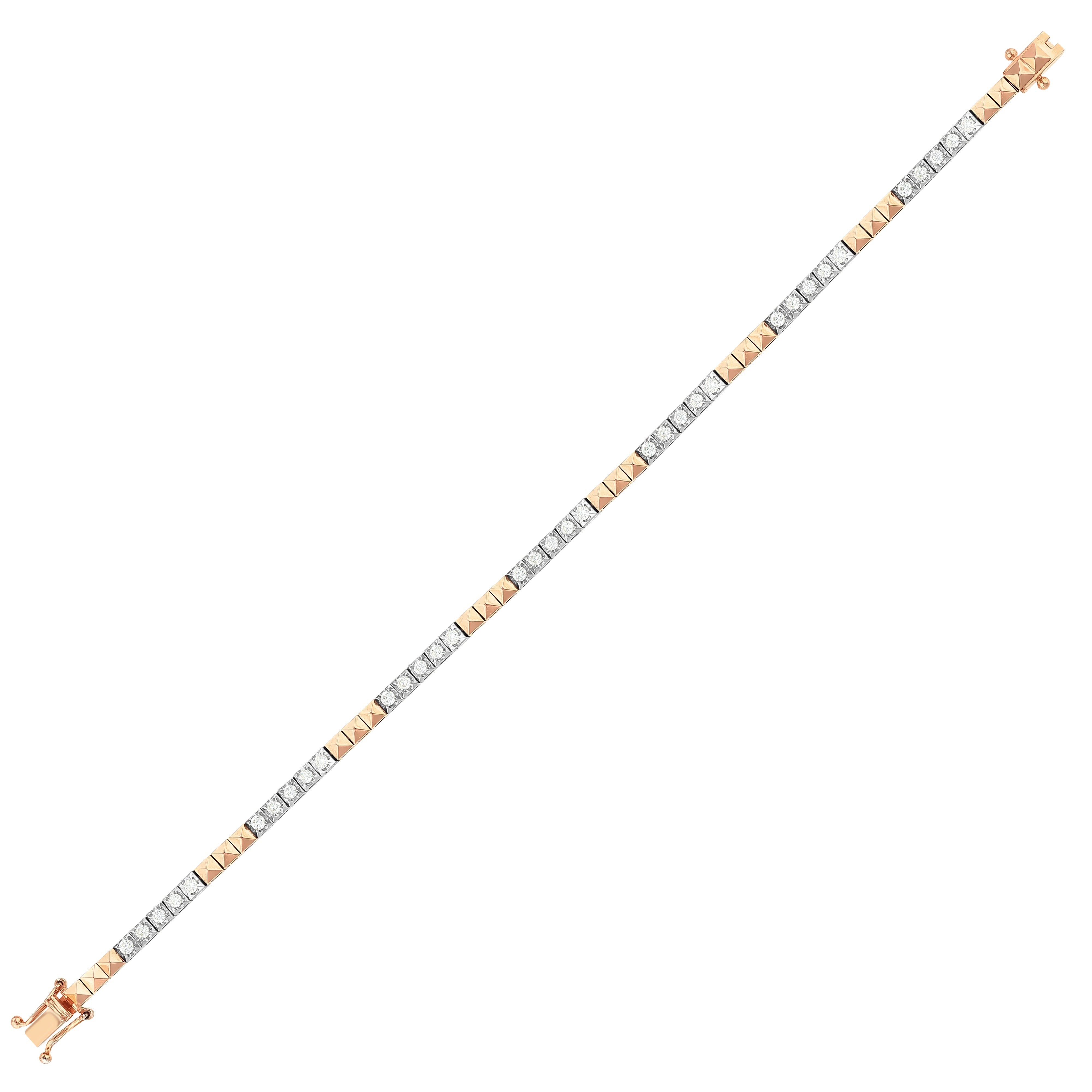 Rutilana Pırlanta 1.05 Ct. Suyolu Bileklik 14K