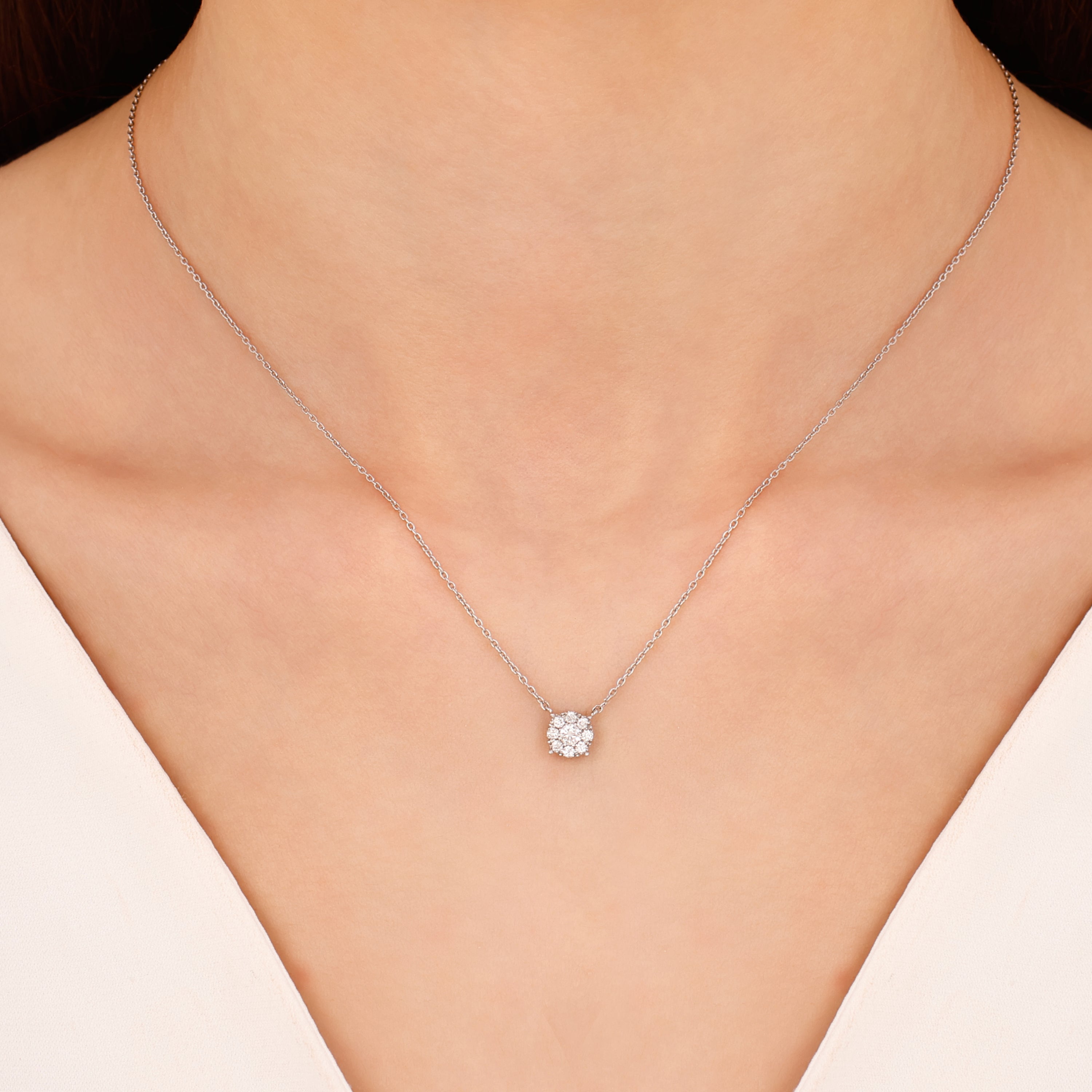 Seliana 0.28 Ct. Pırlanta Fantezi Kolye 14K