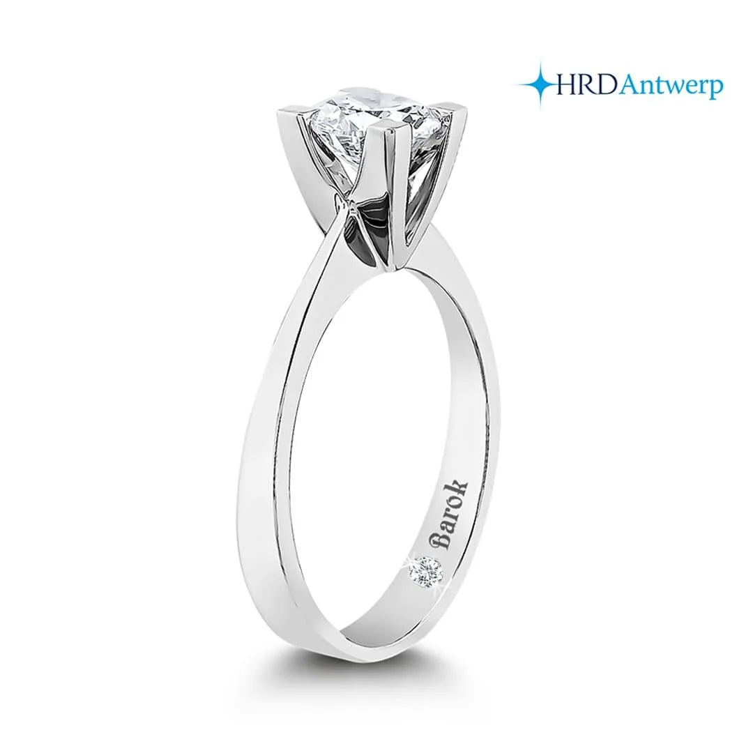 Pırlanta Tektaş Yüzük 1.30 Ct. G SI1 HRD Sertifikalı