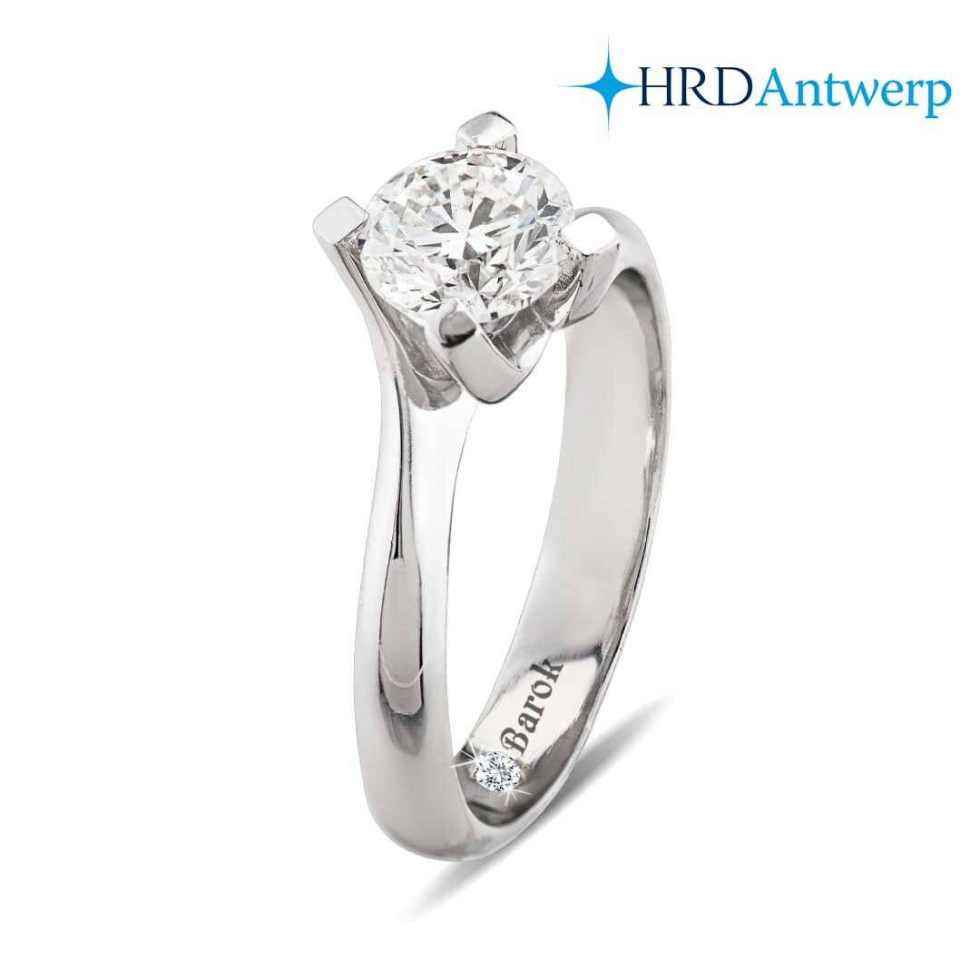 Pırlanta Tektaş Yüzük 1.50 Ct. H VS2 HRD Sertifikalı
