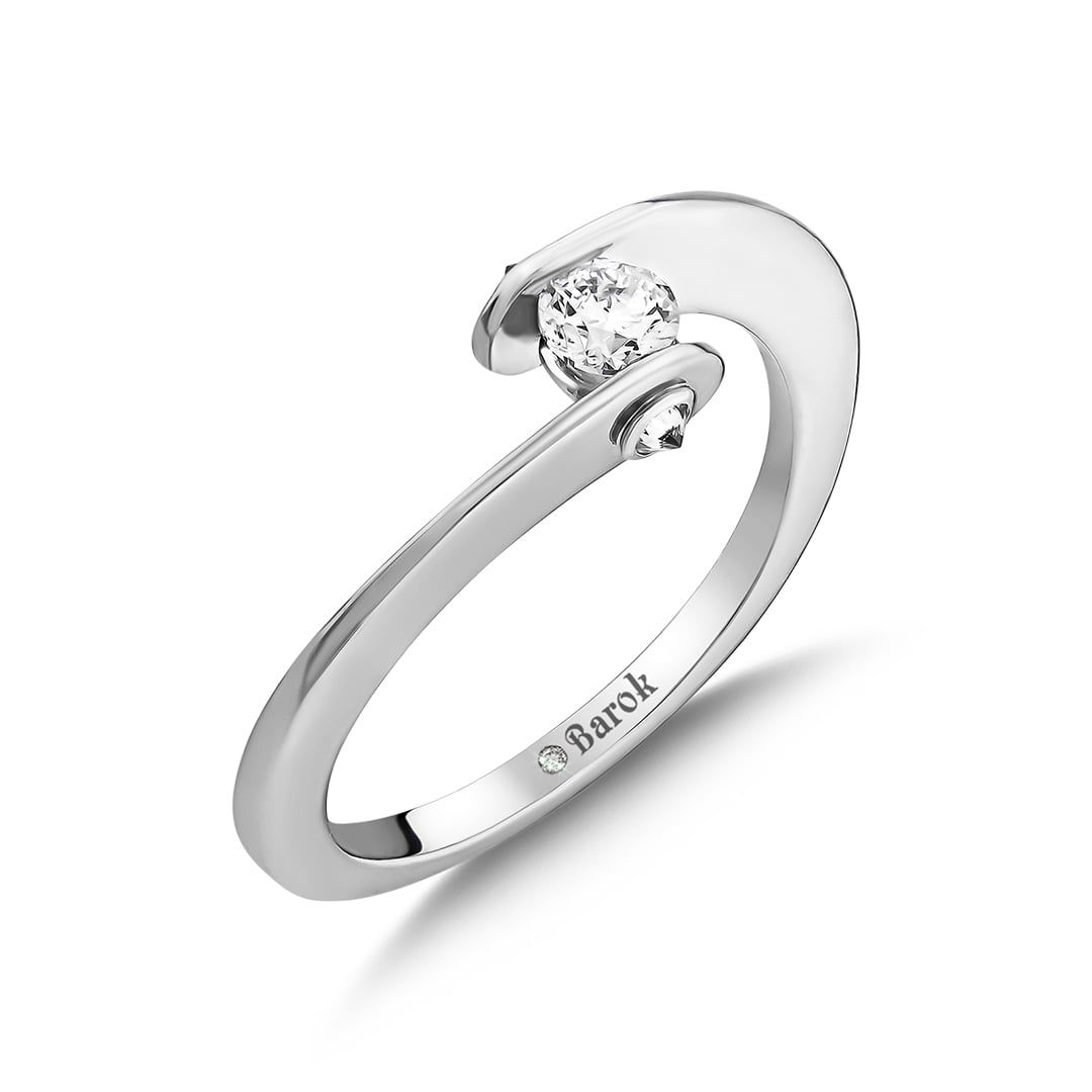 Pırlanta Tektaş Yüzük 0.25 Ct. F VS 18K