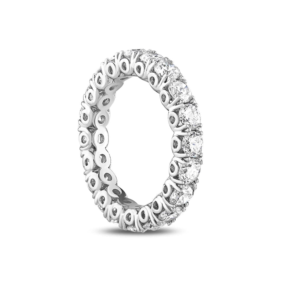 Pırlanta Tamtur Yüzük 3.53 Ct. F SI 18K