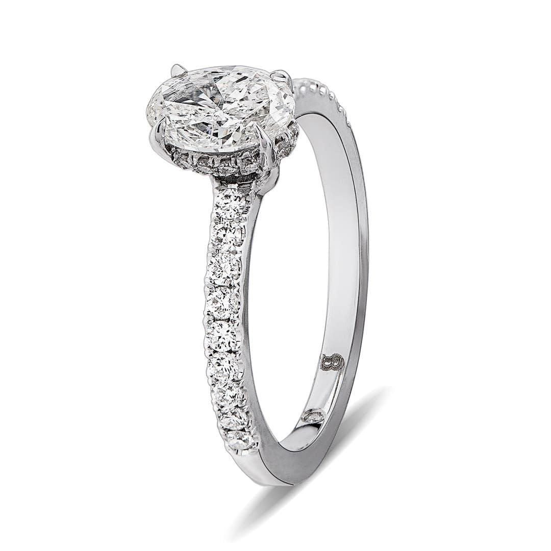 Pırlanta Tektaş Yüzük 1.39 Ct. H VS 18K