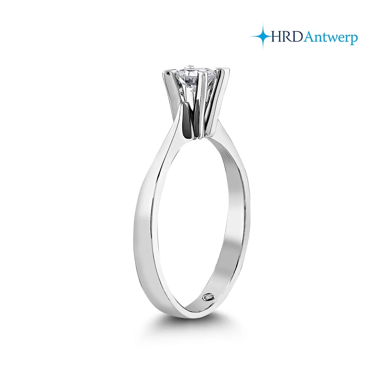 Pırlanta Tektaş Yüzük 0.25 Ct. E VS2 18K HRD Sertifikalı