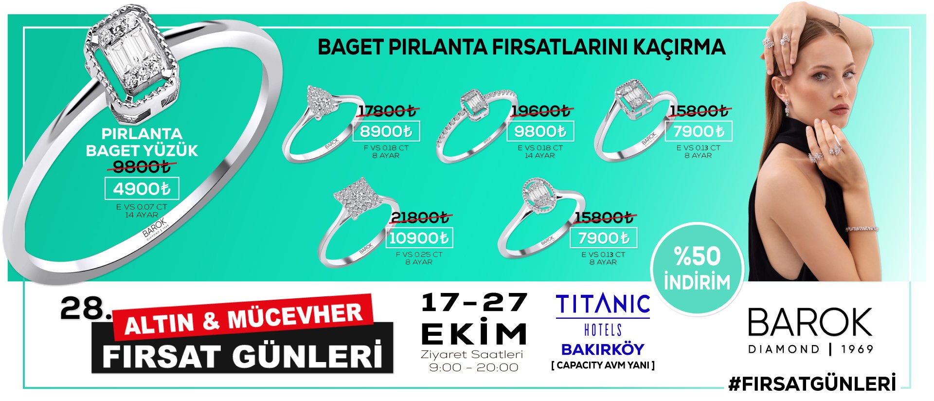 Fırsat Günleri Baget Yüzük Banner